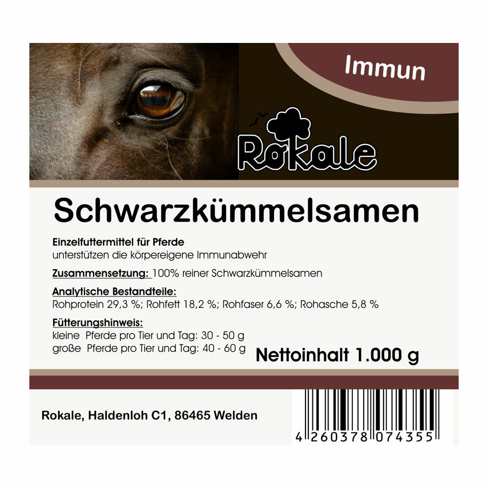 Rokale Schwarzkümmelsamen 